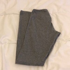 Gray leggings